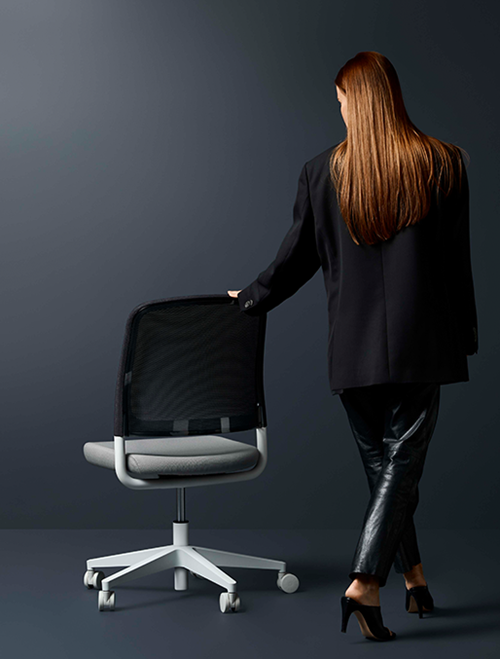 Denn Task Chair without Arms on Light Frame